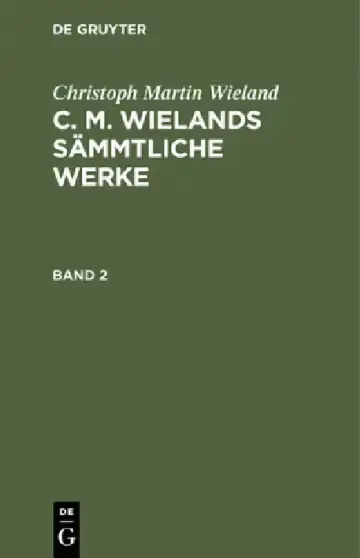 Cover of Christoph Martin Wieland