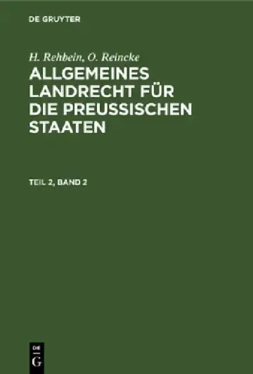 Cover of H. Rehbein; O. Reincke