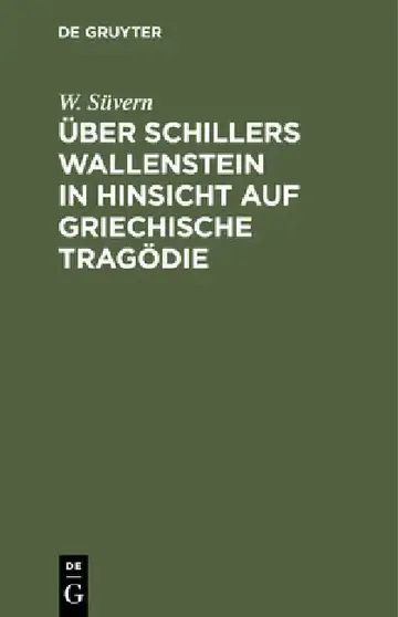 Cover of Über Schillers Wallenstein in Hinsicht Auf Griechische Tragödie