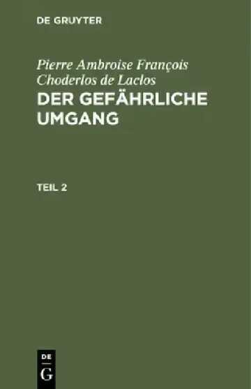 Cover of Pierre Ambroise François Choderlos de Laclos