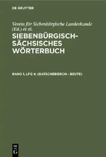 Cover of (Batschebierch - Beute)