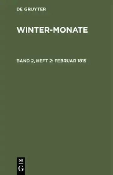 Cover of Februar 1815