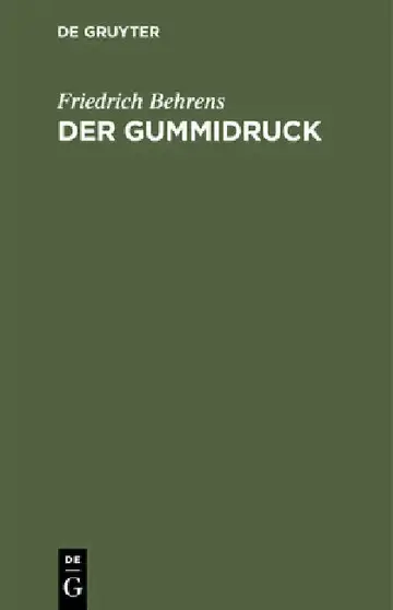 Cover of Der Gummidruck