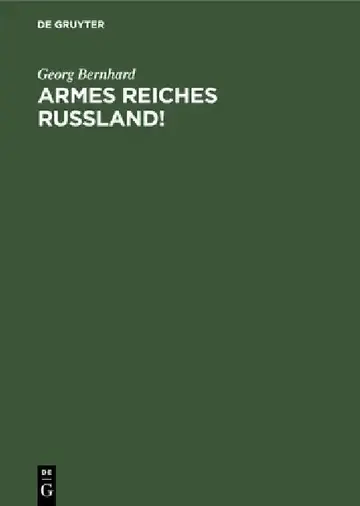 Cover of Armes Reiches Rußland!
