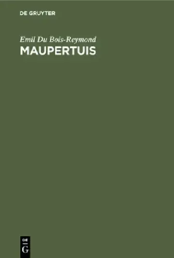 Cover of Maupertuis