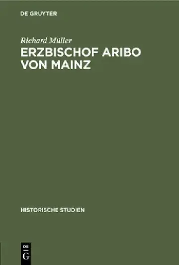 Cover of Erzbischof Aribo Von Mainz