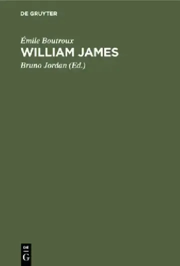 Cover of William James