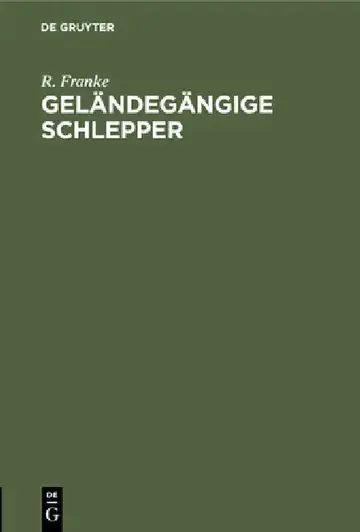 Cover of Geländegängige Schlepper
