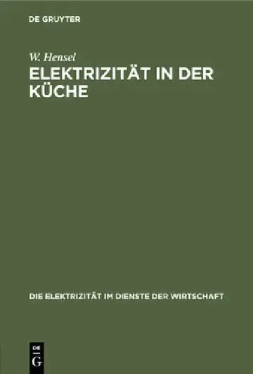 Cover of Elektrizität in Der Küche