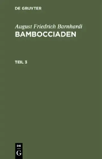 Cover of August Friedrich Barnhardi