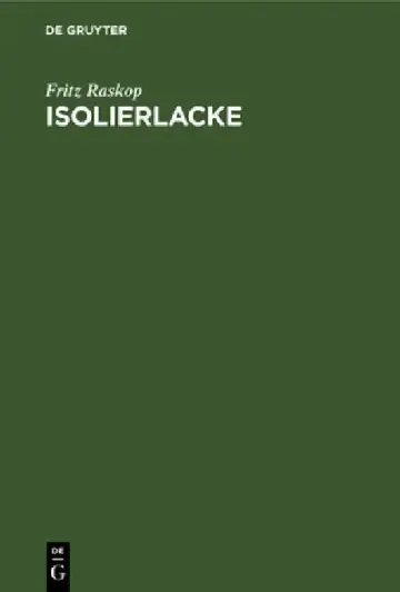 Cover of Isolierlacke
