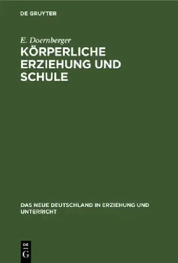 Cover of Körperliche Erziehung Und Schule