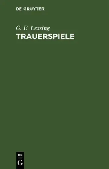 Cover of Trauerspiele