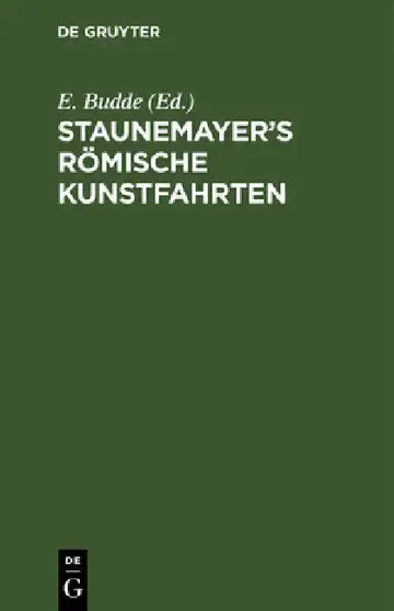 Cover of Staunemayer's Römische Kunstfahrten