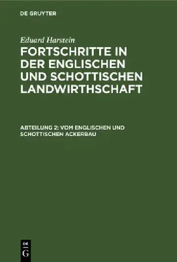 Cover of Vom Englischen Und Schottischen Ackerbau