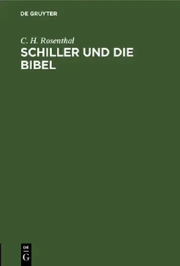 Cover of Schiller Und Die Bibel