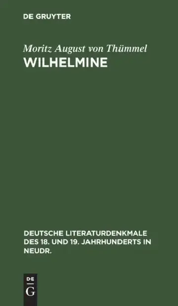 Cover of Wilhelmine