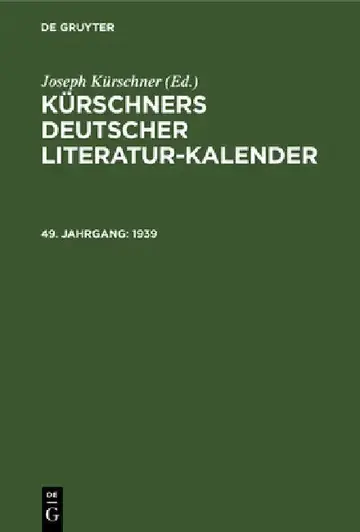 Cover of 1939