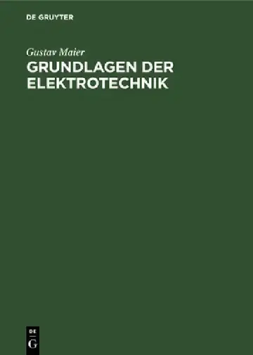 Cover of Grundlagen Der Elektrotechnik