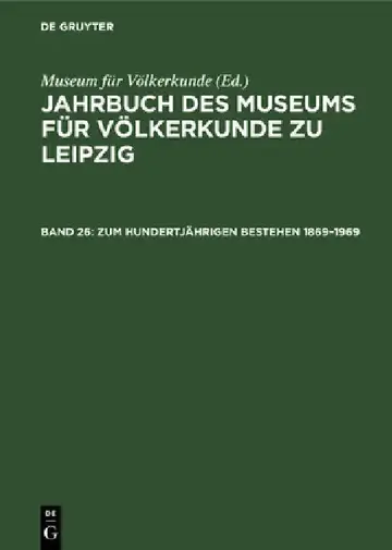Cover of Zum Hundertjährigen Bestehen 1869-1969
