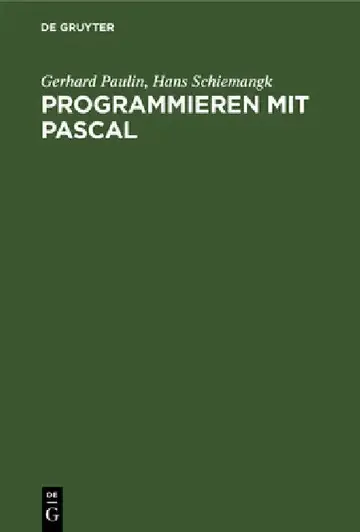 Cover of Programmieren Mit Pascal