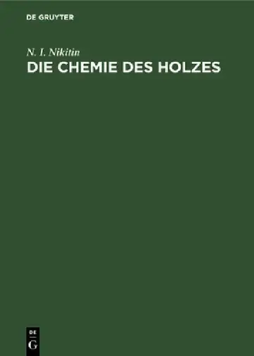Cover of Die Chemie Des Holzes