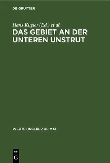 Cover of Das Gebiet an Der Unteren Unstrut