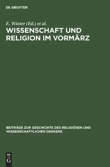 Cover of Wissenschaft Und Religion Im Vormärz