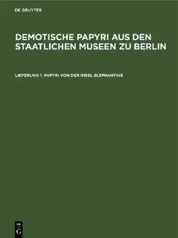 Cover of Papyri Von Der Insel Elephantine