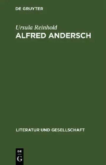 Cover of Alfred Andersch