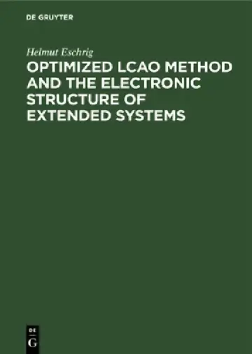 Cover of Optimized Lcao Method and the Electronic Structure of Extended Systems