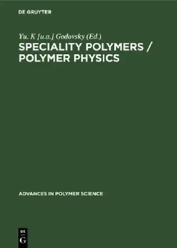 Cover of Speciality Polymers / Polymer Physics