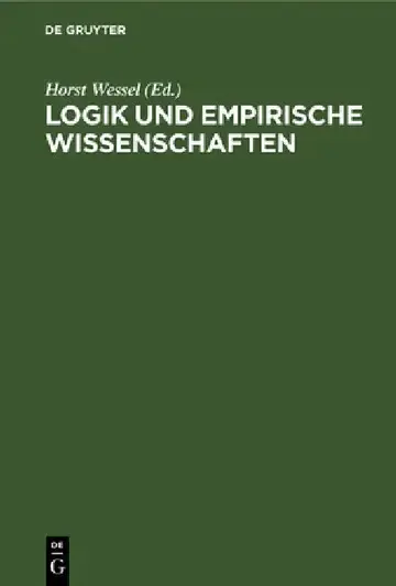Cover of Logik Und Empirische Wissenschaften