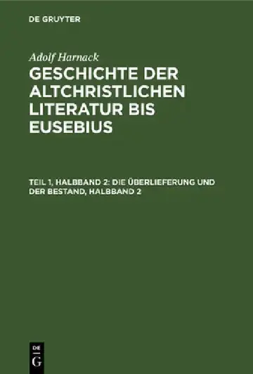 Cover of Die Überlieferung Und Der Bestand, Halbband 2
