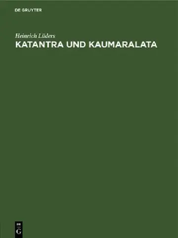 Cover of Katantra Und Kaumaralata