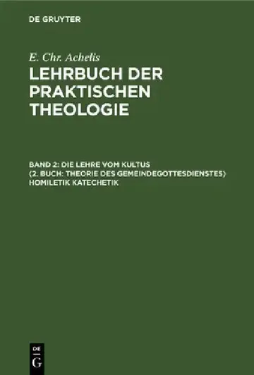 Cover of Die Lehre Vom Kultus (2. Buch