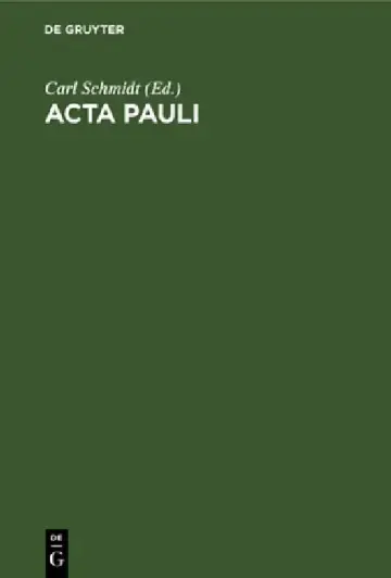 Cover of ACTA Pauli