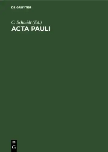 Cover of ACTA Pauli