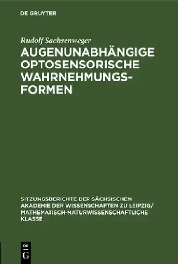 Cover of Augenunabhängige Optosensorische Wahrnehmungsformen