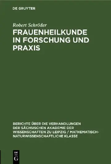 Cover of Frauenheilkunde in Forschung Und PRAXIS