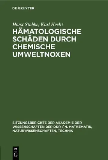Cover of Hämatologische Schäden Durch Chemische Umweltnoxen
