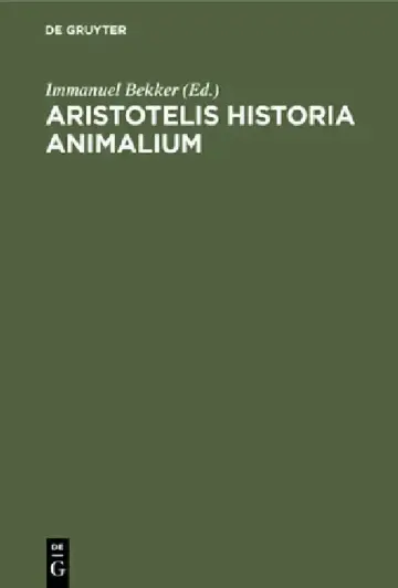 Cover of Aristotelis Historia Animalium