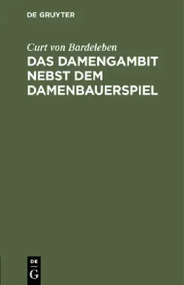 Cover of Das Damengambit Nebst Dem Damenbauerspiel