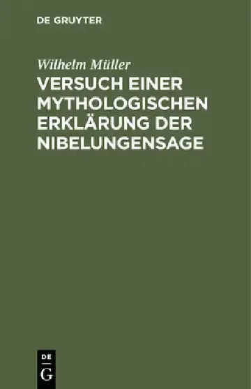 Cover of Versuch Einer Mythologischen Erklärung Der Nibelungensage