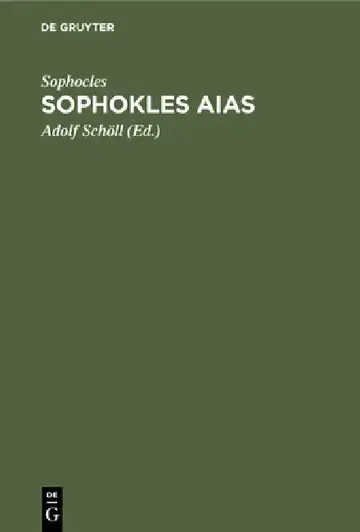 Cover of Sophokles Aias