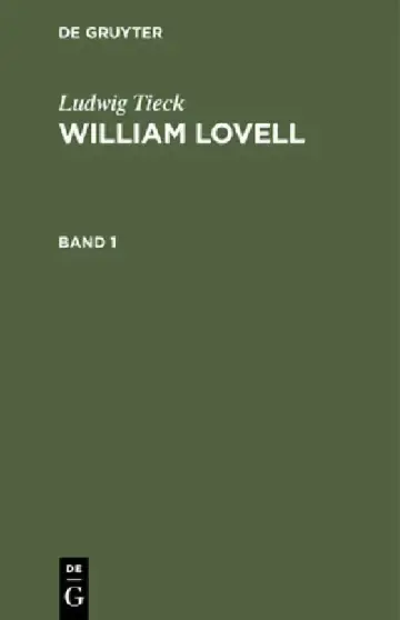 Cover of Ludwig Tieck