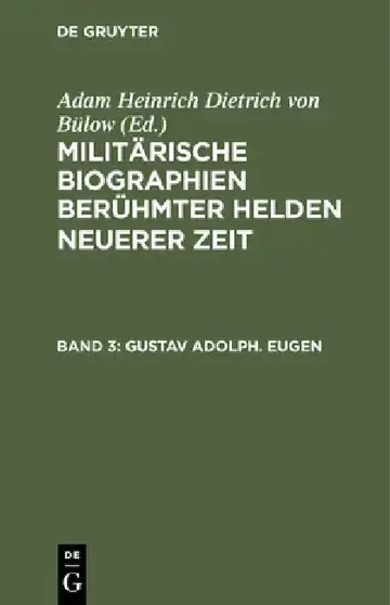Cover of Gustav Adolph. Eugen
