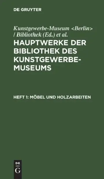Cover of Möbel Und Holzarbeiten