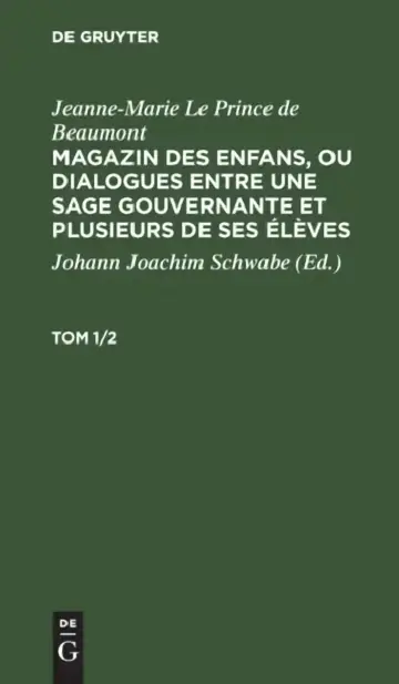 Cover of Jeanne-Marie Le Prince de Beaumont