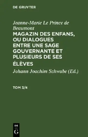 Cover of Jeanne-Marie Le Prince de Beaumont